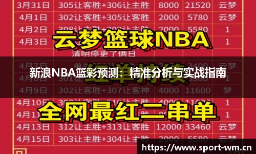 新浪NBA篮彩预测：精准分析与实战指南